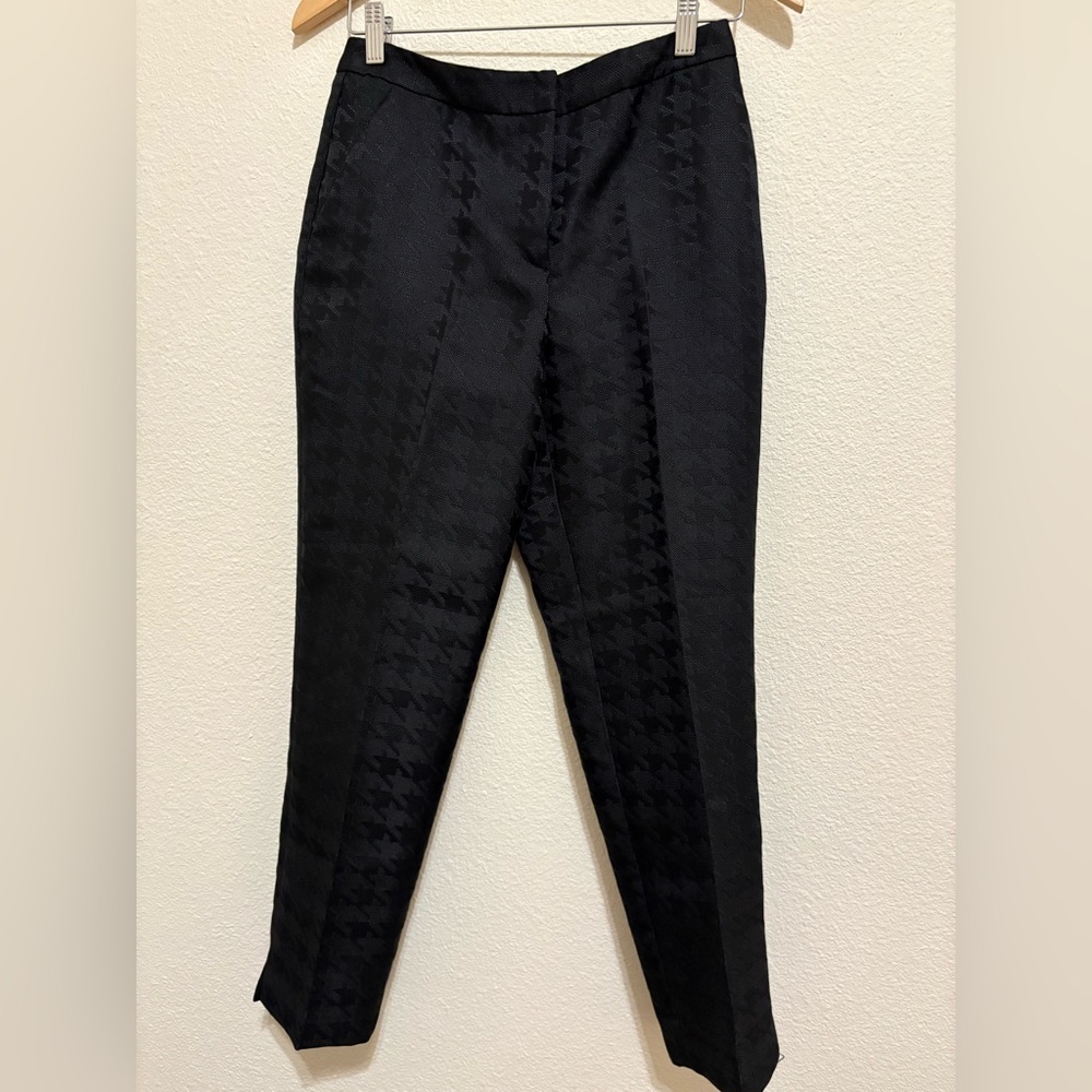 Kasper Women’s Black Patterned Dress Pants